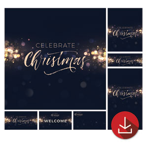 Christmas Sparkle Events Church Graphic Bundles