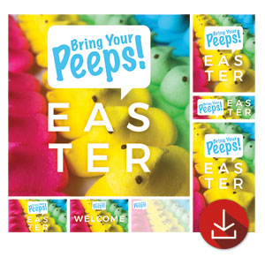 Bring Your Peeps Church Graphic Bundles