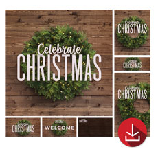 Celebrate Christmas Wreath 