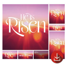 He Is Risen Light 