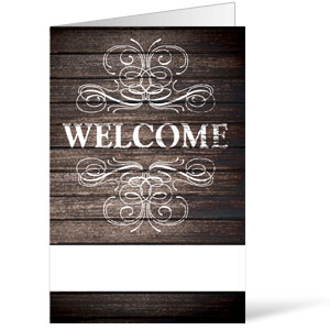 Rustic Charm Welcome 8.5 x 11 Bulletins 8.5 x 11