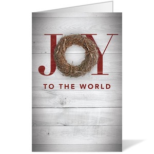 Joy Twig Wreath 8.5 x 11 Bulletins 8.5 x 11