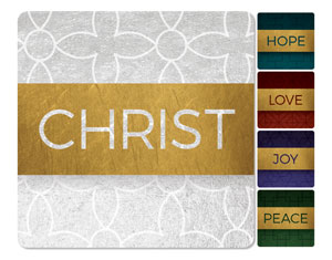 Celebrate The Season Advent Set Square Handheld Signs