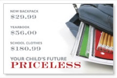 School Priceless Postcard