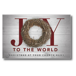 Joy Twig Wreath 4/4 ImpactCards