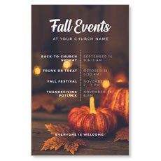 Fall Events Gold Lights 