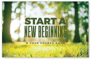 Start New Beginning Green 4/4 ImpactCards