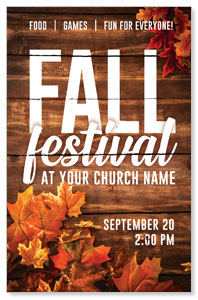 Rustic Fall Festival 4/4 ImpactCards