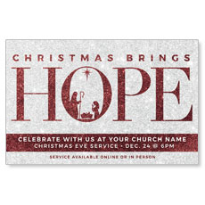 Christmas Brings Hope Sparkle 