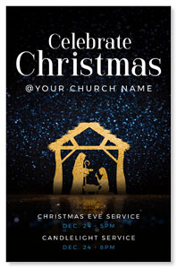 Celebrate Christmas Manger 4/4 ImpactCards