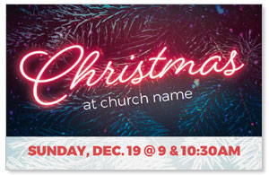 Neon Christmas 4/4 ImpactCards