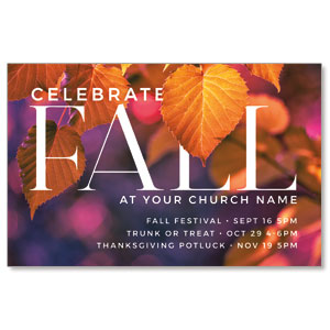 Celebrate Fall Leaves 4/4 ImpactCards