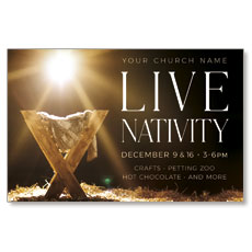 Live Nativity Manger 