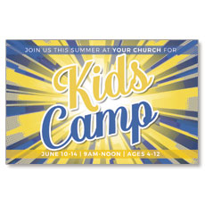 Kids Camp Comic Burst 