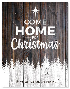 Dark Wood Christmas Come Home ImpactMailers