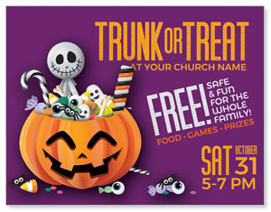 Purple Trunk or Treat ImpactMailers