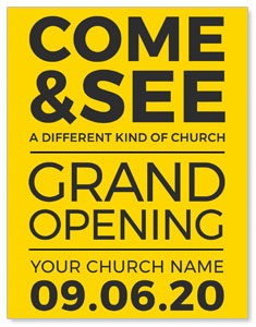 Yellow Grand Opening ImpactMailers