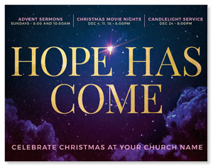 Hope Has Come Sky ImpactMailers