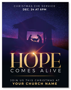 Hope Comes Alive Manger ImpactMailers