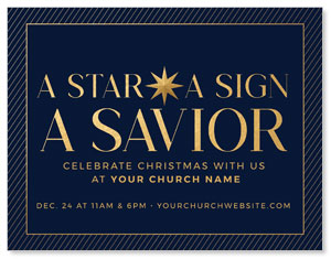 A Star A Sign A Savior ImpactMailers