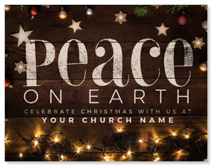 Peace On Earth Stars ImpactMailers