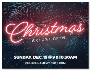 Neon Christmas ImpactMailers