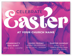 Celebrate Easter Watercolor ImpactMailers