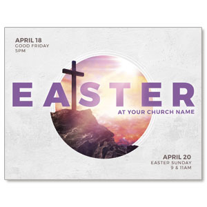 Circle Easter Cross ImpactMailers