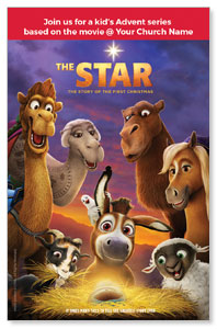 The Star Movie Advent Series for Kids Medium InviteCards