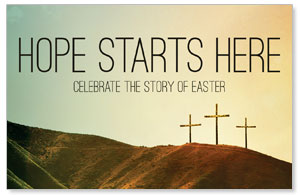 Hope Starts Here Calvary Medium InviteCards