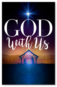 God With Us Advent Medium InviteCards