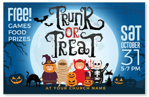 Trunk or Treat Kids Medium InviteCards