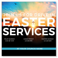 Drive In Easter Services 