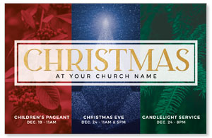 Christmas Events Trio Medium InviteCards