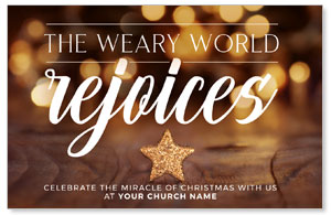 The Weary World Rejoices Medium InviteCards