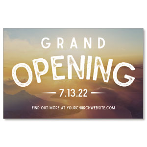 Grand Opening Landscape Medium InviteCards