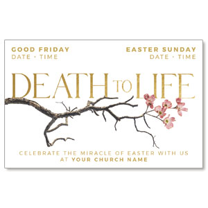 Death To Life Blossom Medium InviteCards