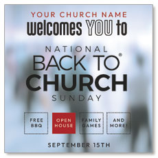 Back to Church Welcomes You Logo 