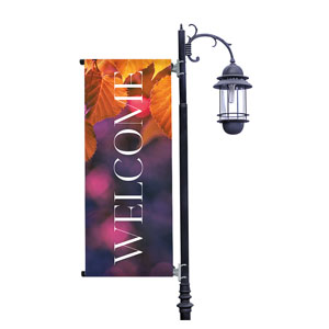 Celebrate Fall Leaves Light Pole Banners