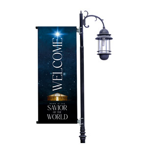 Savior of the World Light Pole Banners