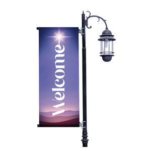 Advent Celebrate the Season Light Pole Banners