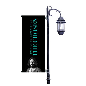 The Chosen Jesus Sermon Series Light Pole Banners