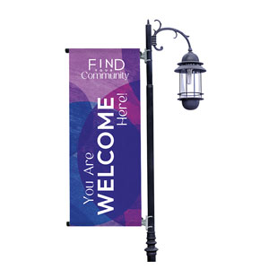 Find Your Community Light Pole Banners