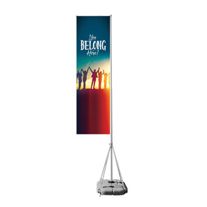 BTCS You Belong Here Mega Flag