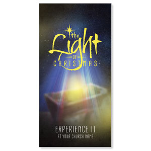 The Light of Christmas 11 x 5.5 Oversized Postcard 11" x 5.5" Oversized Postcards