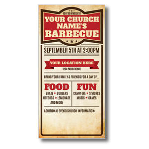 BBQ Details 11" x 5.5" Oversized Postcards