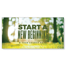 Start New Beginning Green 