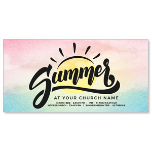 Summer Sun 11" x 5.5" Oversized Postcards