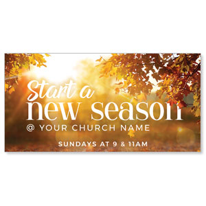 New Season Flare 11" x 5.5" Oversized Postcards