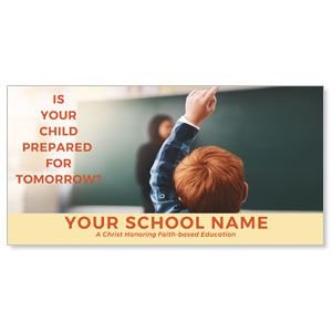 Prepared For Tomorrow Enroll 11" x 5.5" Oversized Postcards